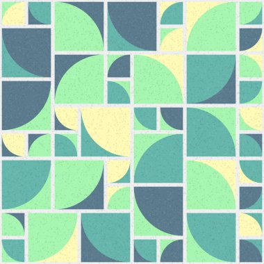 Soyut Geometrik Desen üretken hesaplama sanatı çizimi