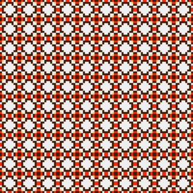 Soyut Geometrik Desen, üretken hesaplama sanatı çizimi 