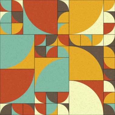 Soyut Geometrik Desen üretken hesaplama sanatı çizimi