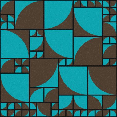 Soyut Geometrik Desen üretken hesaplama sanatı çizimi