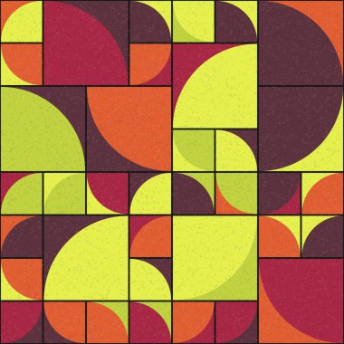 Soyut Geometrik Desen üretken hesaplama sanatı çizimi