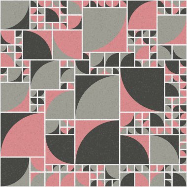 Soyut Geometrik Desen üretken hesaplama sanatı çizimi