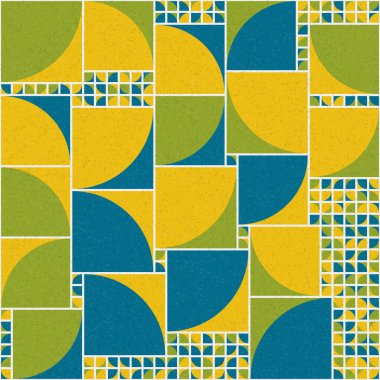 Soyut Geometrik Desen üretken hesaplama sanatı çizimi