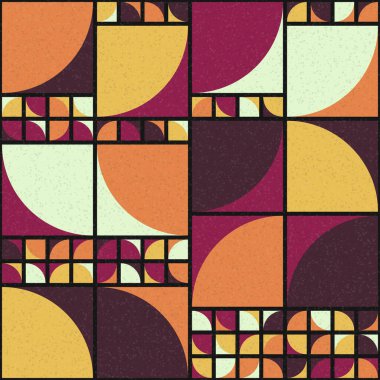 Soyut Geometrik Desen üretken hesaplama sanatı çizimi