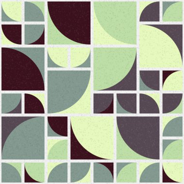 Soyut Geometrik Desen üretken hesaplama sanatı çizimi