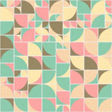 Soyut Geometrik Desen üretken hesaplama sanatı çizimi