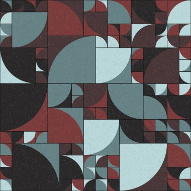 Soyut Geometrik Desen üretken hesaplama sanatı çizimi