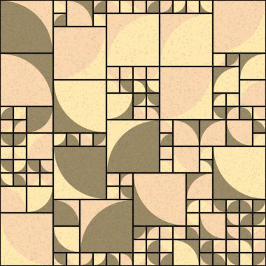 Soyut Geometrik Desen üretken hesaplama sanatı çizimi