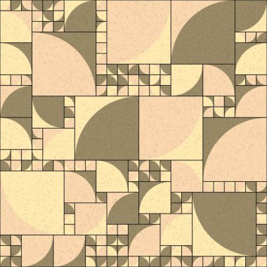 Soyut Geometrik Desen üretken hesaplama sanatı çizimi