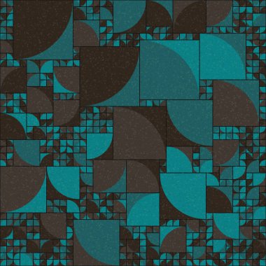 Soyut Geometrik Desen üretken hesaplama sanatı çizimi