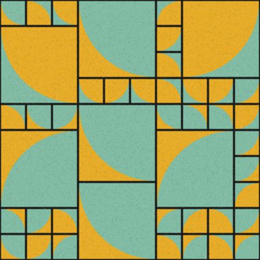 Soyut Geometrik Desen üretken hesaplama sanatı çizimi