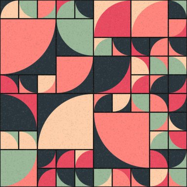 Soyut Geometrik Desen üretken hesaplama sanatı çizimi