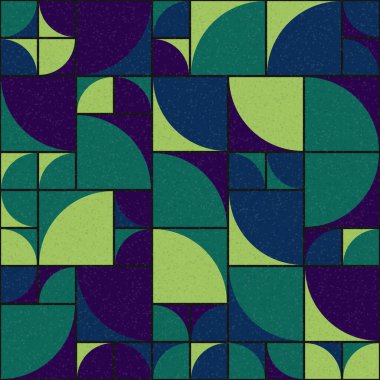 Soyut Geometrik Desen üretken hesaplama sanatı çizimi