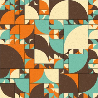 Soyut Geometrik Desen üretken hesaplama sanatı çizimi