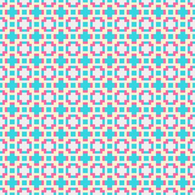 Soyut çapraz desenli üretken hesaplama sanatı çizimi