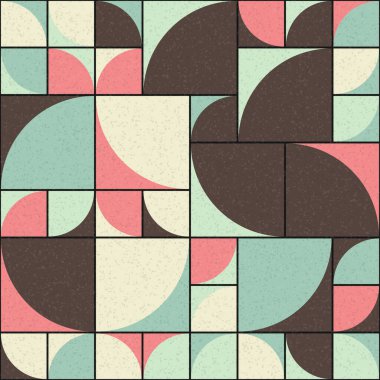 Soyut Geometrik Desen üretken hesaplama sanatı çizimi