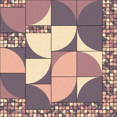 Soyut Geometrik Desen üretken hesaplama sanatı çizimi