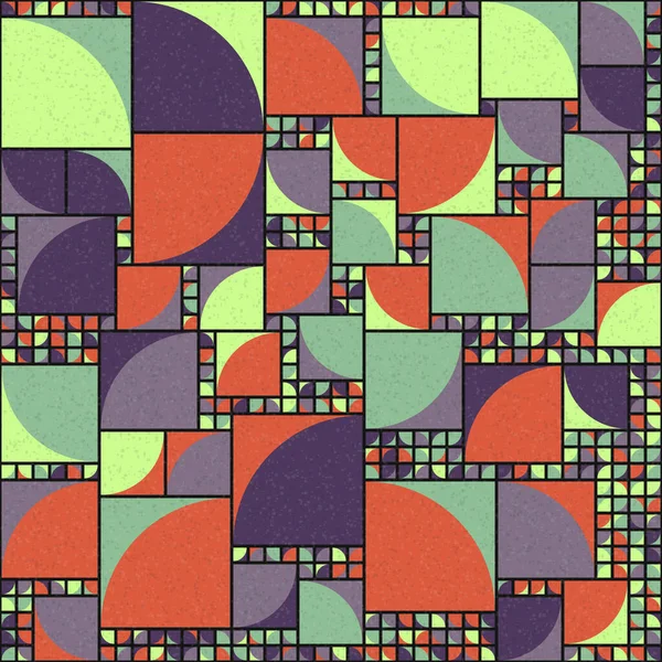 Soyut Geometrik Desen üretken hesaplama sanatı çizimi