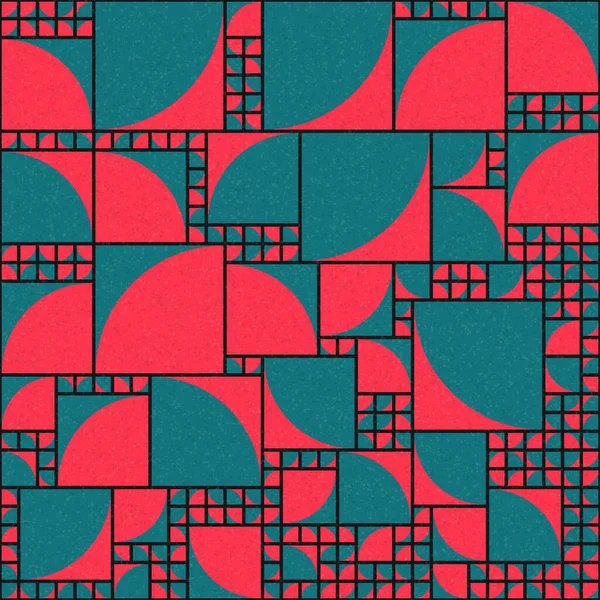 Soyut Geometrik Desen üretken hesaplama sanatı çizimi