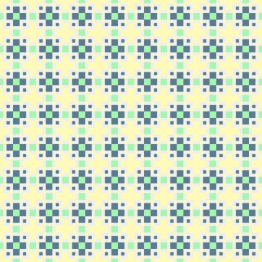 Soyut Geometrik Desen, üretken hesaplama sanatı çizimi 