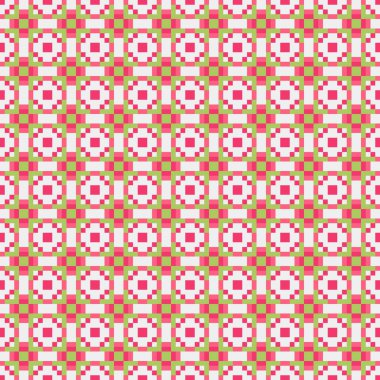 Soyut Geometrik Desen, üretken hesaplama sanatı çizimi 