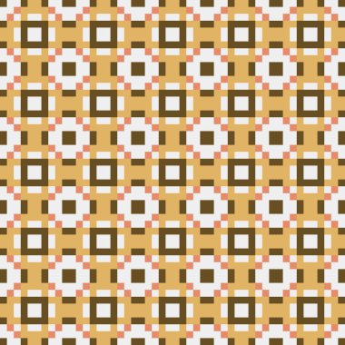 Soyut Geometrik Desen, üretken hesaplama sanatı çizimi 