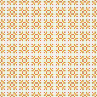 Soyut Geometrik Desen, üretken hesaplama sanatı çizimi 