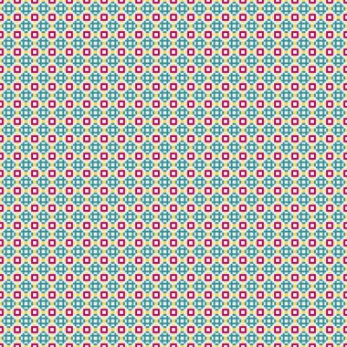 Soyut Geometrik Desen, üretken hesaplama sanatı çizimi 