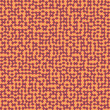 Soyut Geometrik Desen, üretken hesaplama sanatı çizimi