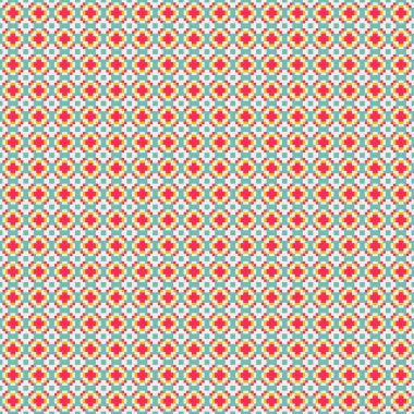 Soyut çapraz desenli üretken hesaplama sanatı çizimi