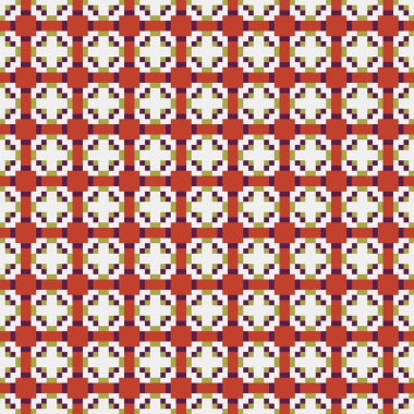 Soyut Çapraz Desen Sanatı Çizimi