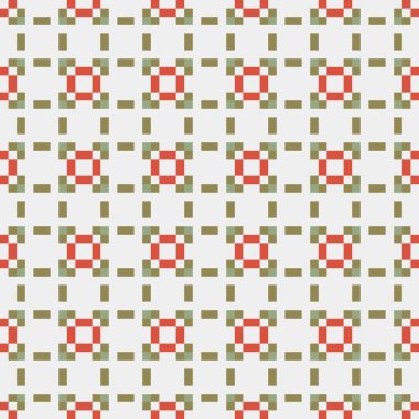 Soyut çapraz desenli üretken hesaplama sanatı çizimi