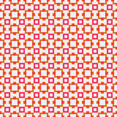 Soyut çapraz desenli üretken hesaplama sanatı çizimi