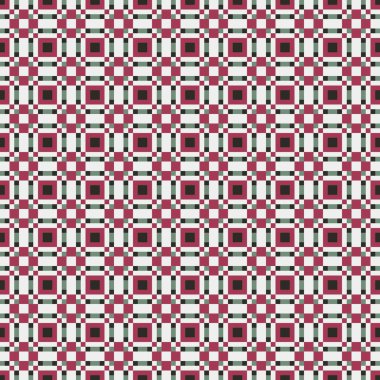 Soyut çapraz desenli üretken hesaplama sanatı çizimi