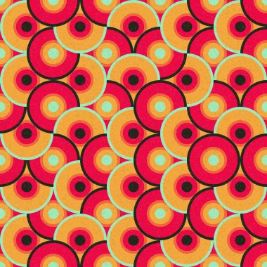 Soyut Geometrik Desen üretken hesaplama sanatı çizimi