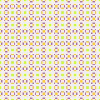 Soyut Geometrik Desen, üretken hesaplama sanatı çizimi 