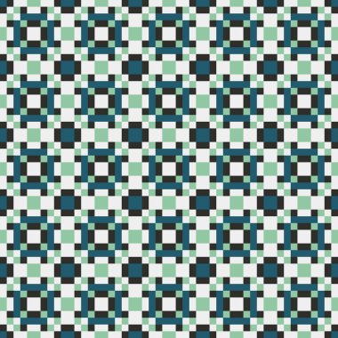 Soyut çapraz desenli üretken hesaplama sanatı çizimi