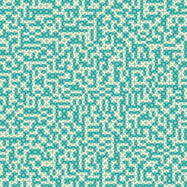 Soyut Geometrik Desen üretken hesaplama sanatı çizimi