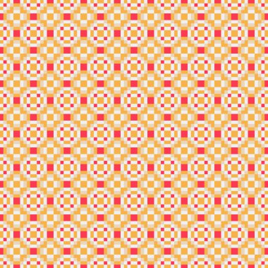 Soyut çapraz desenli üretken hesaplama sanatı çizimi