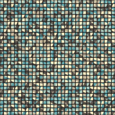 Soyut Geometrik Desen üretken hesaplama sanatı çizimi