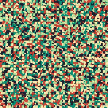 Soyut Geometrik Desen üretken hesaplama sanatı çizimi