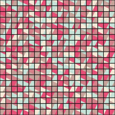 Soyut Geometrik Desen üretken hesaplama sanatı çizimi