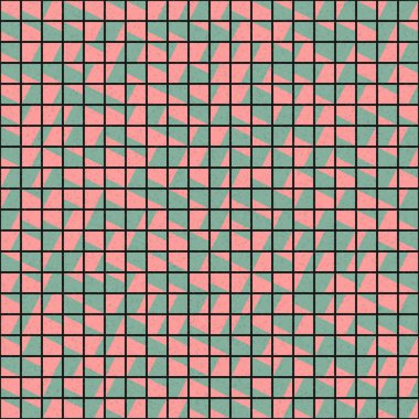 Soyut Geometrik Desen üretken hesaplama sanatı çizimi