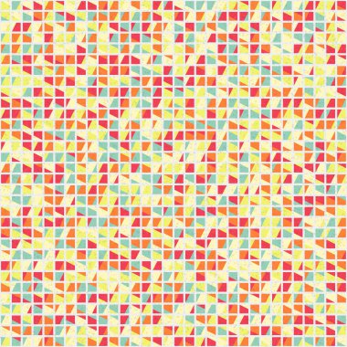 Soyut Geometrik Desen üretken hesaplama sanatı çizimi