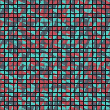 Soyut Geometrik Desen üretken hesaplama sanatı çizimi