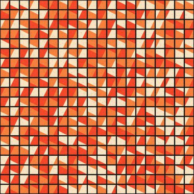 Soyut Geometrik Desen üretken hesaplama sanatı çizimi