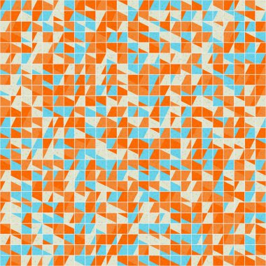 Soyut Geometrik Desen üretken hesaplama sanatı çizimi