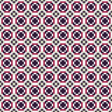 Soyut Geometrik Desen, üretken hesaplama sanatı çizimi 