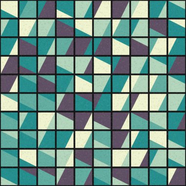 Soyut Geometrik Desen üretken hesaplama sanatı çizimi