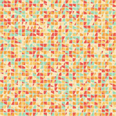 Soyut Geometrik Desen üretken hesaplama sanatı çizimi